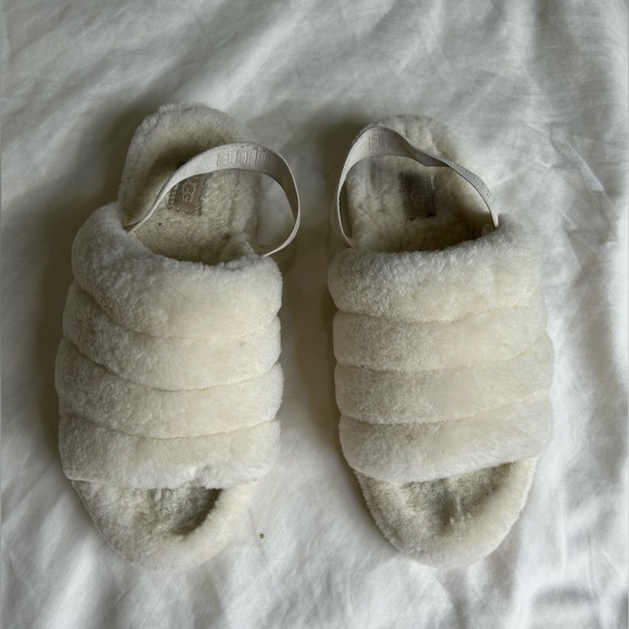 UGG Fluff Yeah Slippers ivory cream – Size 11 - Picture 1 of 12